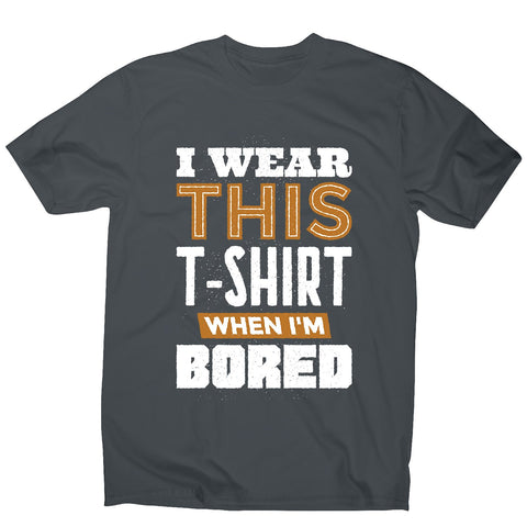 Bored - men's funny premium t-shirt - Graphic Gear