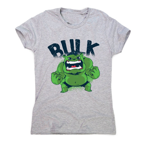 Bulk green bear - gym training women's t-shirt - Graphic Gear