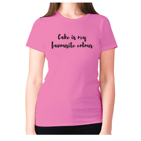 Cake is my favourite colour - women's premium t-shirt - Graphic Gear