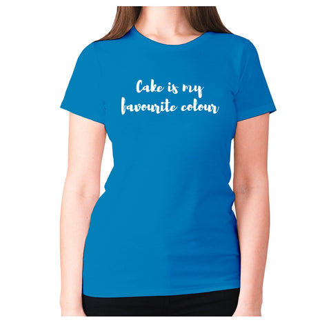 Cake is my favourite colour - women's premium t-shirt - Graphic Gear