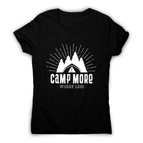 Camp more - outdoor camping women's t-shirt - Graphic Gear