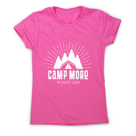 Camp more - outdoor camping women's t-shirt - Graphic Gear