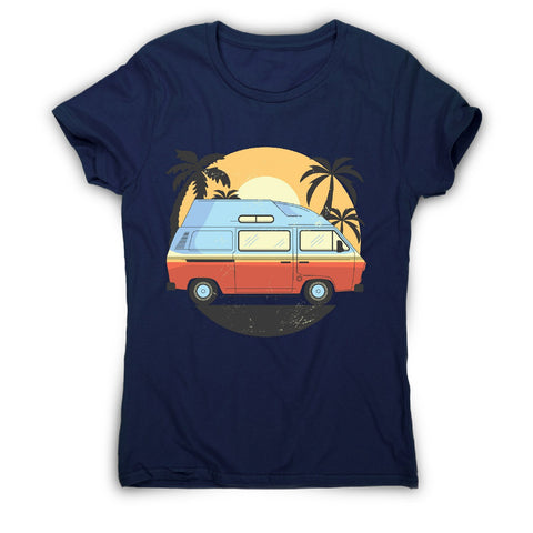 Camper van - women's funny premium t-shirt - Graphic Gear