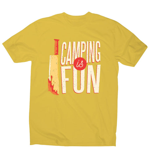 Camping horror - men's funny premium t-shirt - Graphic Gear