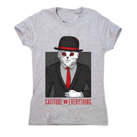 Cat quote - women's funny illustrations t-shirt - Graphic Gear