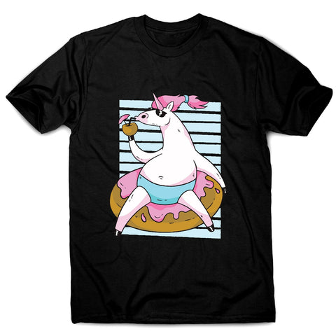 Chilling unicorn - men's funny illustrations t-shirt - Graphic Gear