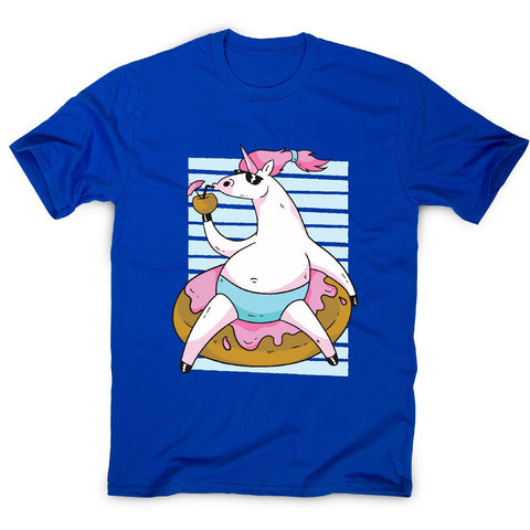 Chilling unicorn - men's funny illustrations t-shirt - Graphic Gear