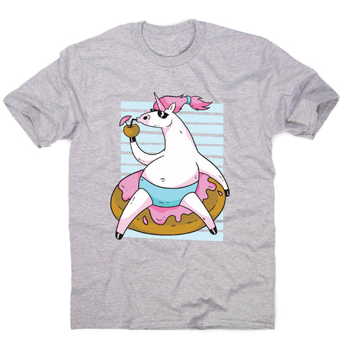 Chilling unicorn - men's funny illustrations t-shirt - Graphic Gear