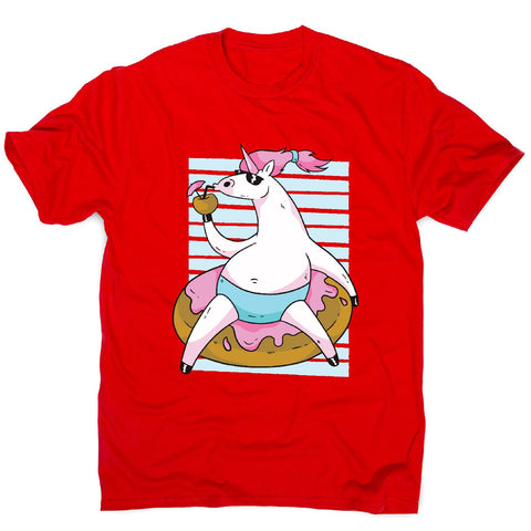 Chilling unicorn - men's funny illustrations t-shirt - Graphic Gear