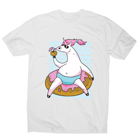 Chilling unicorn - men's funny illustrations t-shirt - Graphic Gear