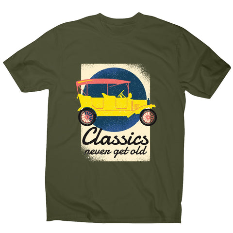 Classics never get old - car driving men's t-shirt - Graphic Gear