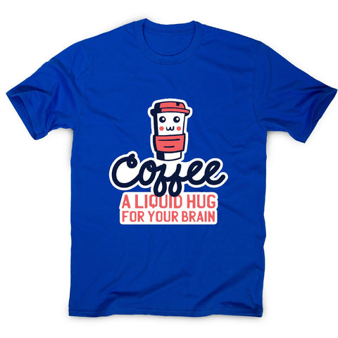 Coffee hug - men's funny premium t-shirt - Graphic Gear