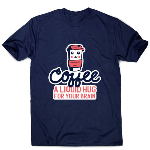 Coffee hug - men's funny premium t-shirt - Graphic Gear