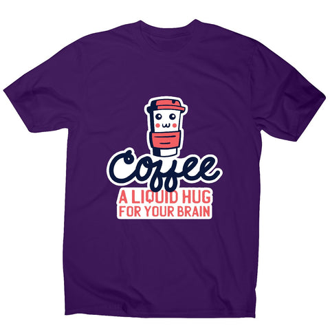 Coffee hug - men's funny premium t-shirt - Graphic Gear