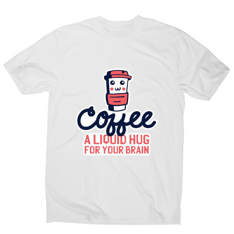 Coffee hug - men's funny premium t-shirt - Graphic Gear
