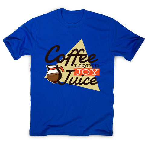 Coffee liquid joy - men's funny premium t-shirt - Graphic Gear