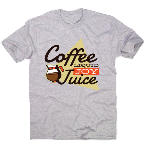 Coffee liquid joy - men's funny premium t-shirt - Graphic Gear