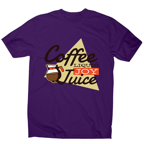 Coffee liquid joy - men's funny premium t-shirt - Graphic Gear