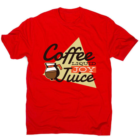 Coffee liquid joy - men's funny premium t-shirt - Graphic Gear