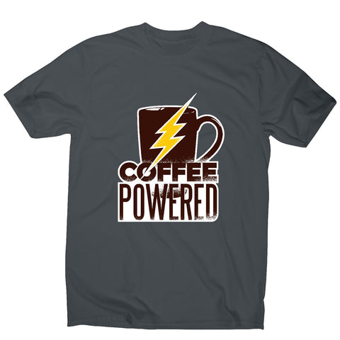 Coffee powered - men's t-shirt - Graphic Gear
