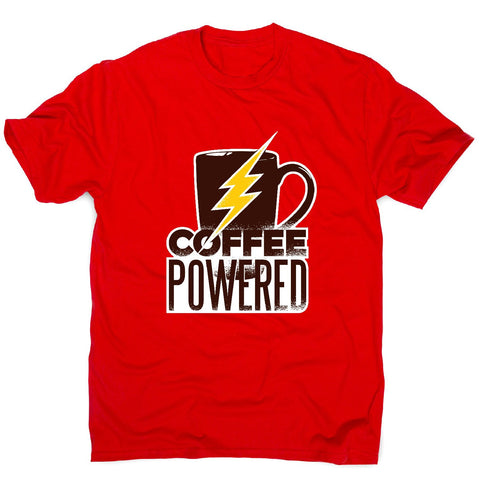Coffee powered - men's t-shirt - Graphic Gear