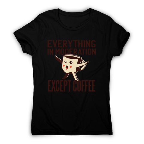 Coffee quote kawaii - women's funny premium t-shirt - Graphic Gear