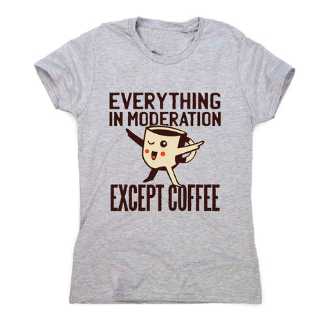 Coffee quote kawaii - women's funny premium t-shirt - Graphic Gear