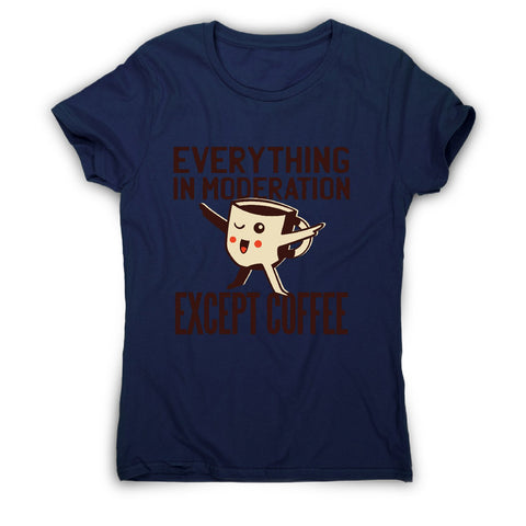 Coffee quote kawaii - women's funny premium t-shirt - Graphic Gear