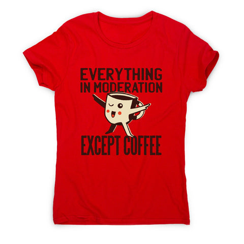 Coffee quote kawaii - women's funny premium t-shirt - Graphic Gear