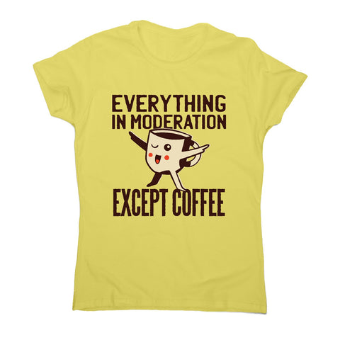Coffee quote kawaii - women's funny premium t-shirt - Graphic Gear