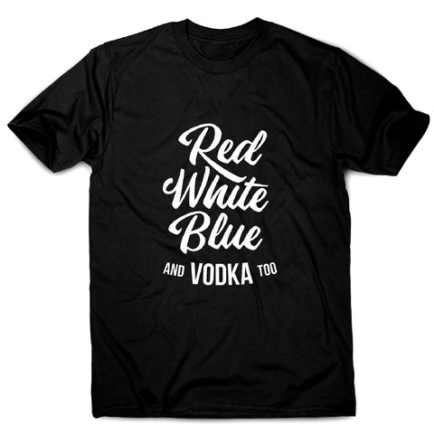 Colors and vodka - men's funny premium t-shirt - Graphic Gear