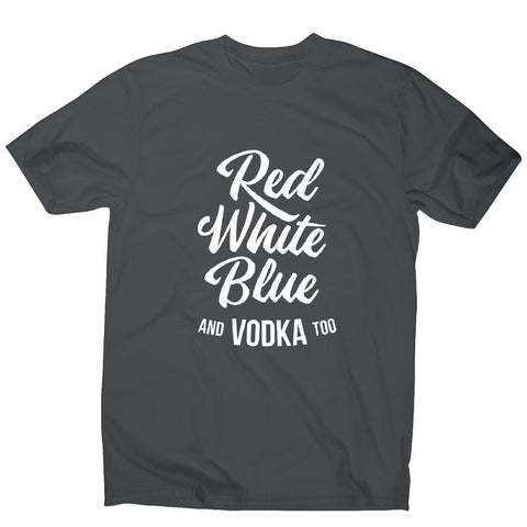 Colors and vodka - men's funny premium t-shirt - Graphic Gear