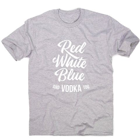 Colors and vodka - men's funny premium t-shirt - Graphic Gear