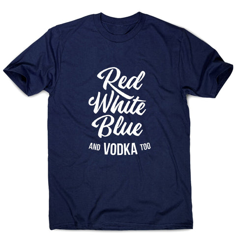 Colors and vodka - men's funny premium t-shirt - Graphic Gear