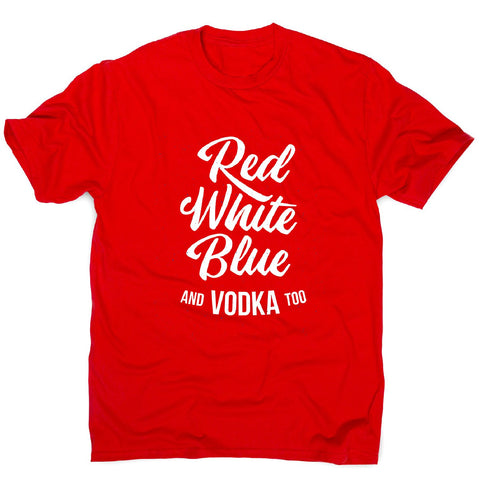 Colors and vodka - men's funny premium t-shirt - Graphic Gear