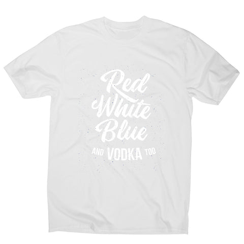 Colors and vodka - men's funny premium t-shirt - Graphic Gear