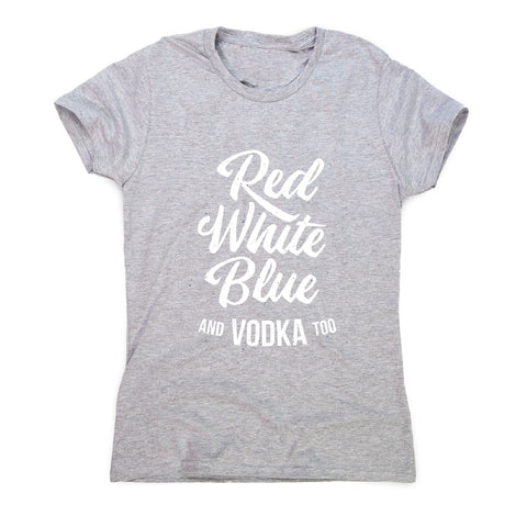 Colors and vodka - women's funny premium t-shirt - Graphic Gear