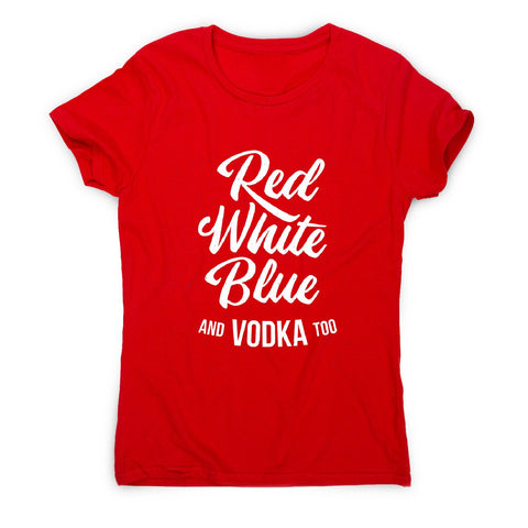 Colors and vodka - women's funny premium t-shirt - Graphic Gear