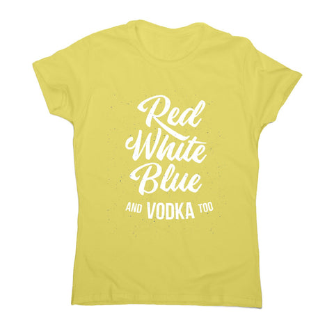 Colors and vodka - women's funny premium t-shirt - Graphic Gear