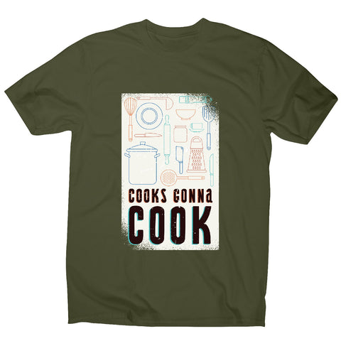 Cooks gonna cook - cheff men's t-shirt - Graphic Gear