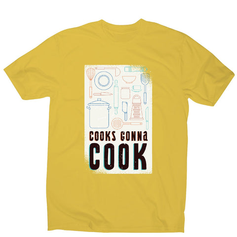 Cooks gonna cook - cheff men's t-shirt - Graphic Gear