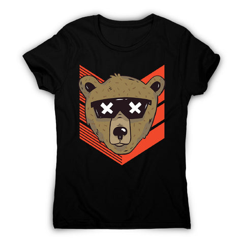 Cool bear sunglasses - women's funny illustrations t-shirt - Graphic Gear