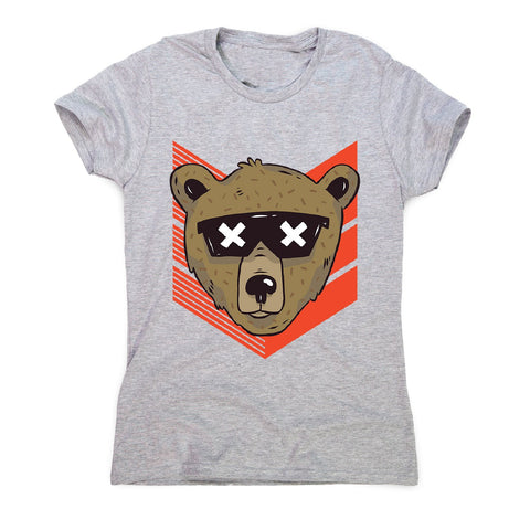 Cool bear sunglasses - women's funny illustrations t-shirt - Graphic Gear