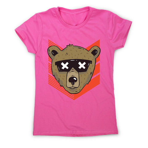 Cool bear sunglasses - women's funny illustrations t-shirt - Graphic Gear