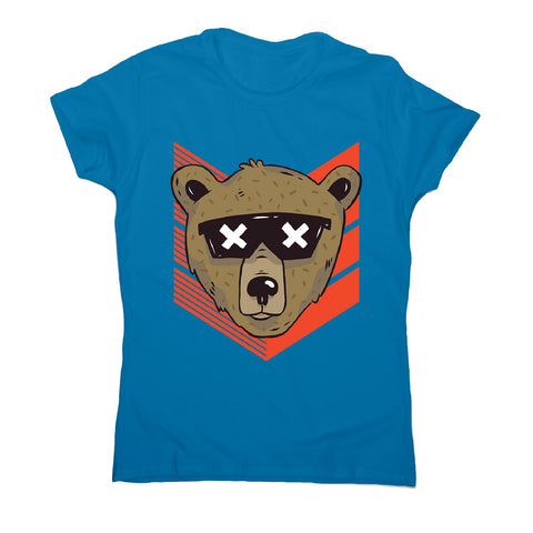 Cool bear sunglasses - women's funny illustrations t-shirt - Graphic Gear