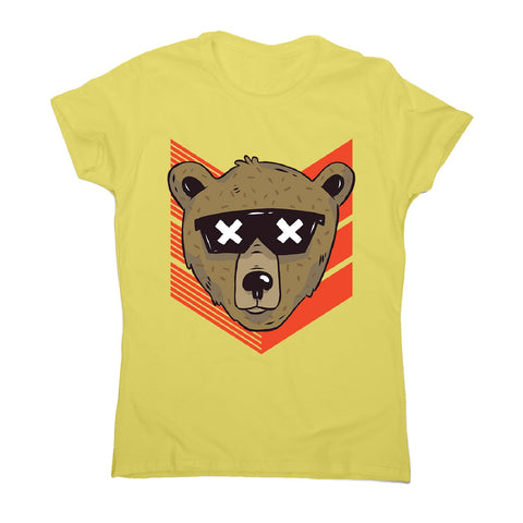 Cool bear sunglasses - women's funny illustrations t-shirt - Graphic Gear