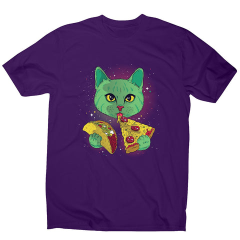 Cosmic cat - men's funny illustrations t-shirt - Graphic Gear
