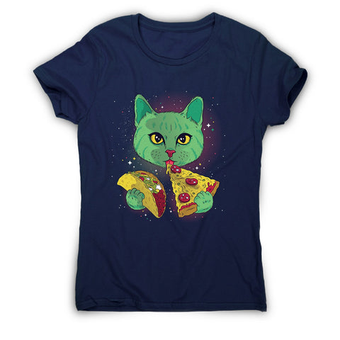 Cosmic cat - women's funny illustrations t-shirt - Graphic Gear