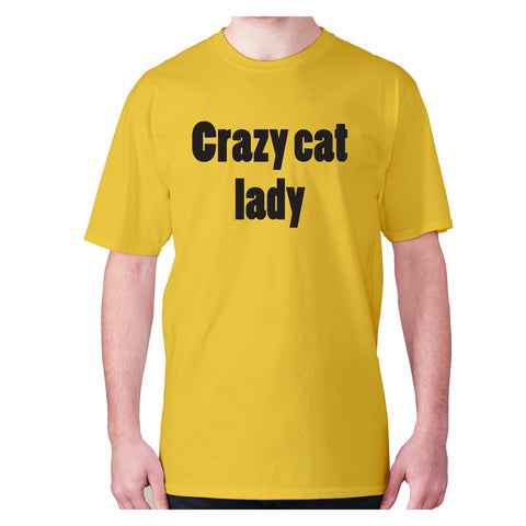 Crazy cat lady - men's premium t-shirt - Graphic Gear