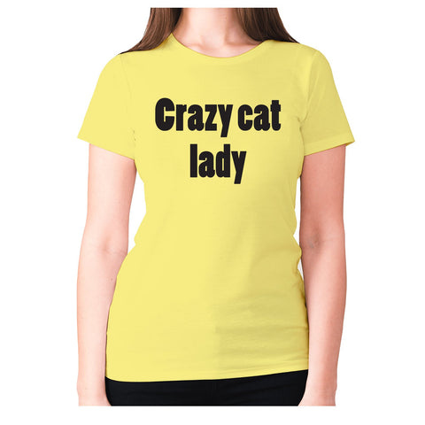 Crazy cat lady - women's premium t-shirt - Graphic Gear